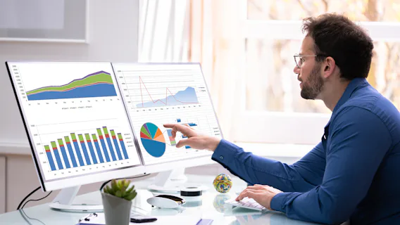 A consultant examining Data Analytics to determine opportunities